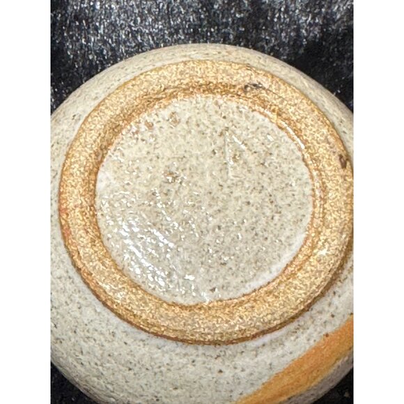 Handcrafted Ceramic Small Vase With Abstract Design - Picture 6 of 9